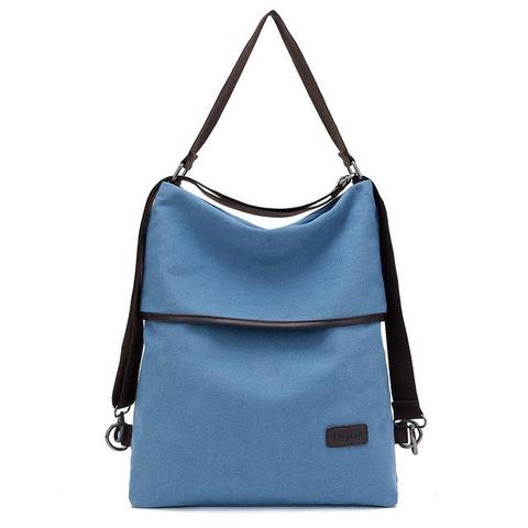Canvas Women's Bag - Versatile Crossbody Backpack